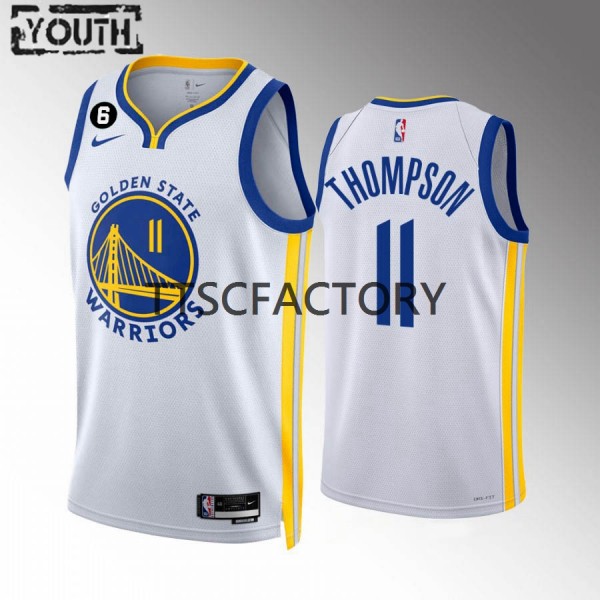 Golden State Warriors Trikot Klay Thompson 11 Nike 2022-23 Association Edition Weiß Swingman - Kinder Golden State Warriors Trikot Klay Thompson 11 Nike 2022-23 Association Edition Weiß Swingman - Kinder